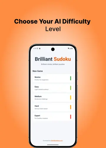 Brilliant Sudoku screen