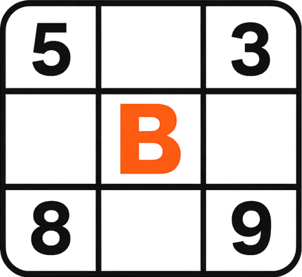 Brilliant Sudoku logo held inside a carved Newari window