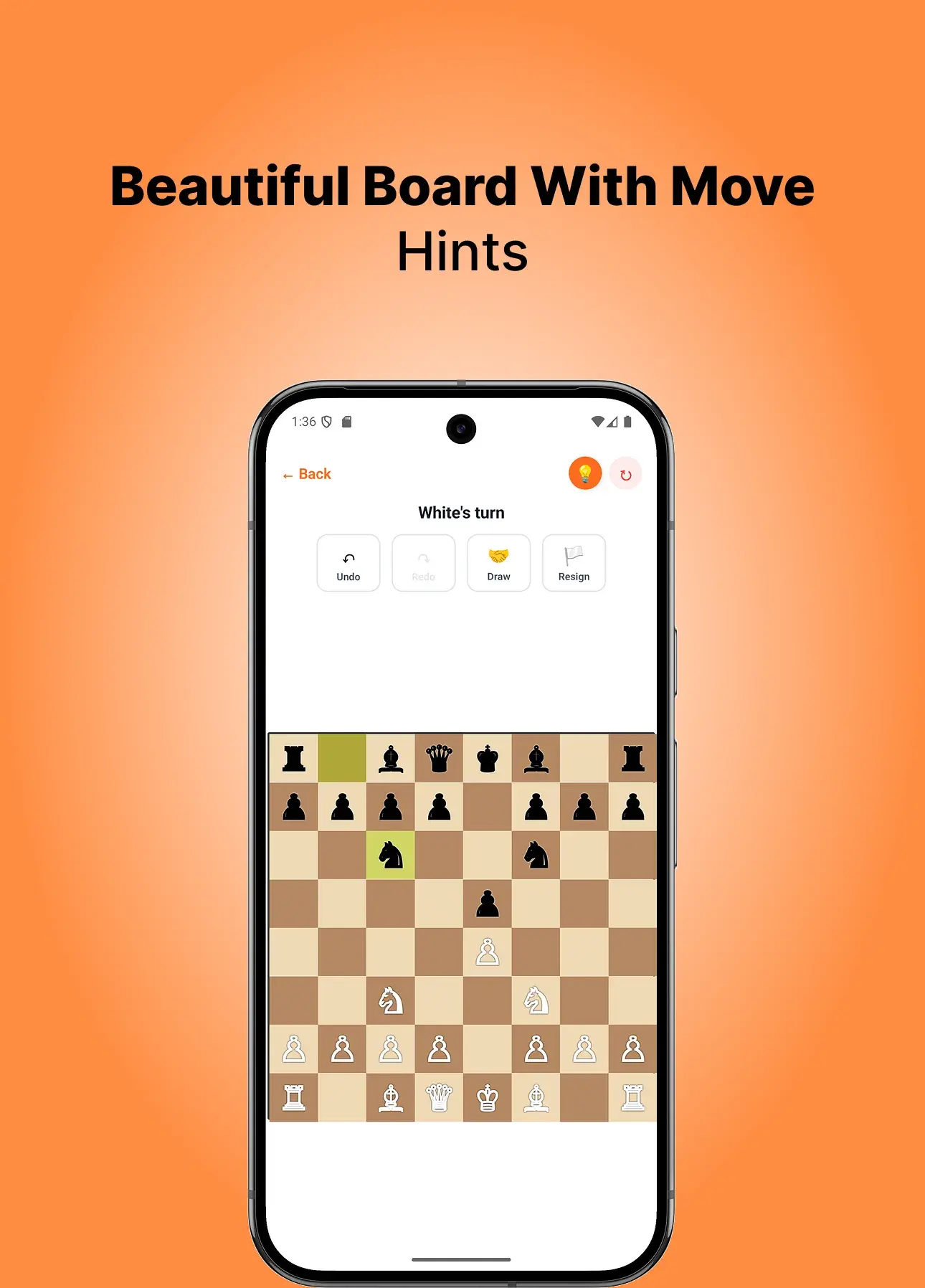 The Brilliant Chess screen