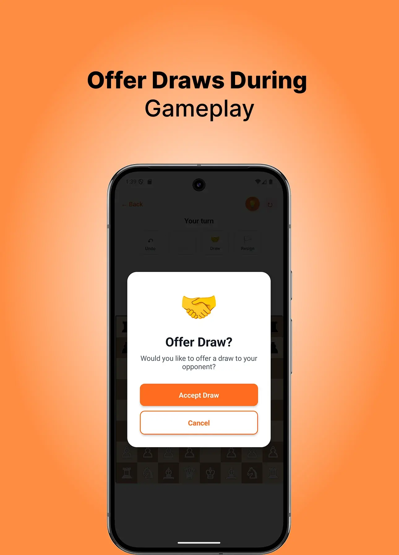 The Brilliant Chess screen