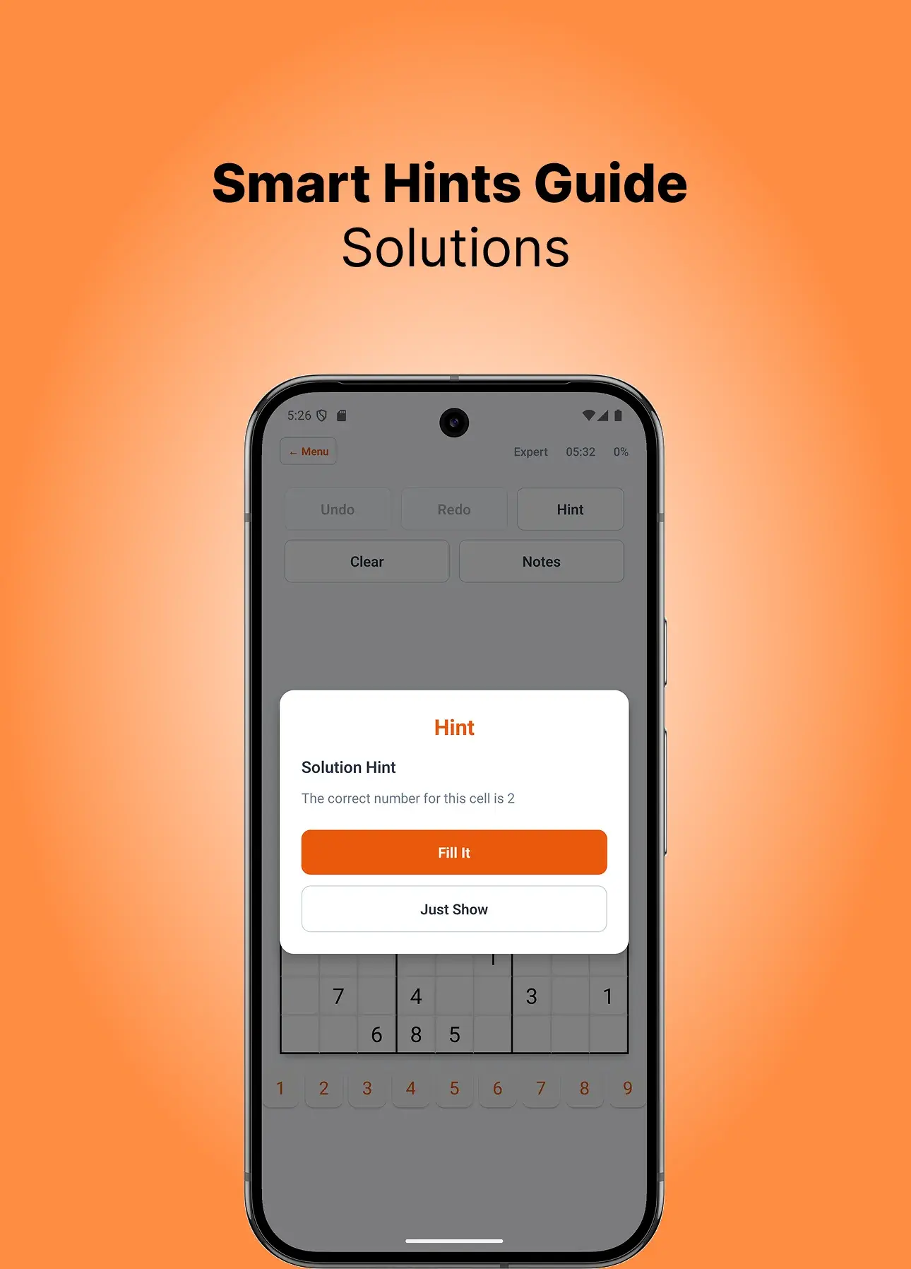 Brilliant Sudoku screen 3
