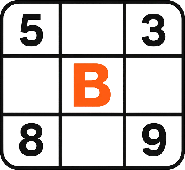 Brilliant Sudoku logo held inside a carved Newari window